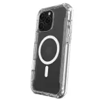 onn. MagSafe Compatible Rugged Phone Case for iPhone 16 Pro Max - Clear